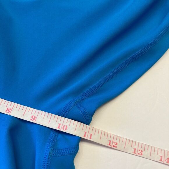 Zyia Royal‎ Blue Willow Light N Tight Hi-Rise Crop Legging Size 4 With Pockets - Picture 12 of 12